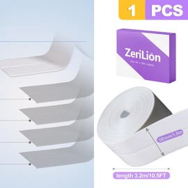 ZeriLion White Waterproof Caulk Tape,Self Adhesive Sealing Strip for Bathtub, Toilet, Shower, Waterproof Self Adhesive Caulk Strip Kitchen Countertop & Sink(1.5 inches x 10.5 feet)