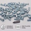 SKIR'CO (Pack of 30) Zinc Plated Euro Screws 6.2 x
