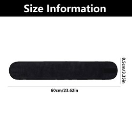 3 Pack Spa Facial Headband, Towel Headband, Hair Band for Washing Face, for Women Girls Washing Face Bath Yoga Makeup Sport (Black)