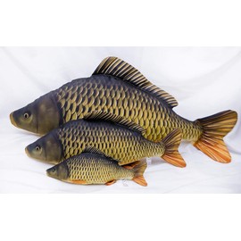 GABY Fish Pillows Gemeine Karpfen Mini Kissen, Mehrfarbig, 1 Stück (1er Pack)
