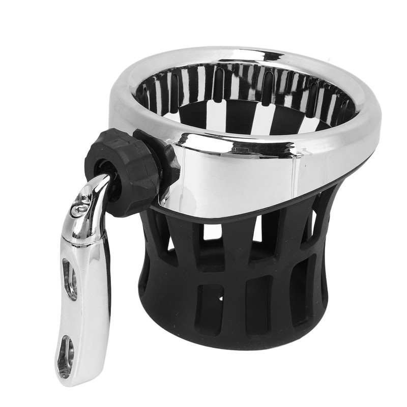 Car Cup Holder Aluminum Rubber Motorcycle Handlebar Drink Mount Replacement