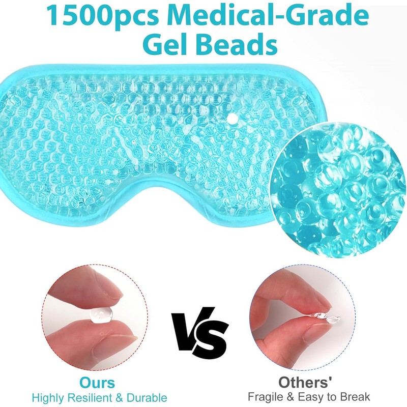 Máscara de Ojos Fría, Máscara de Ojos de Gel Refrescante