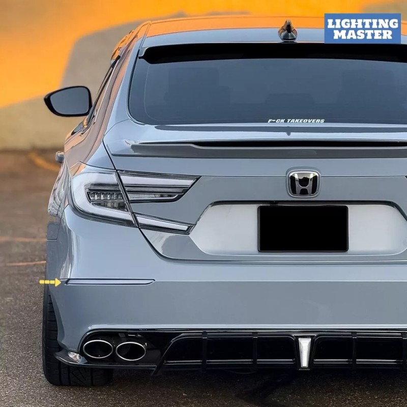 lighting_master Clear Rear Bumper LED Reflector Fits Honda Accord 2018-2022