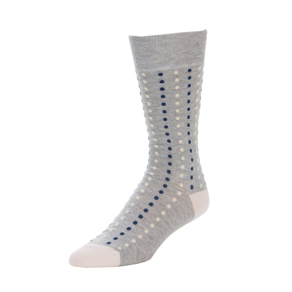 STROLLEGANT First Class Men Crew Polka Dot Cotton Socks 1
