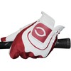 LEZAX HCGL-4609 Hiroshima Toyo Carp Golf Gloves, Left Hand, White