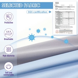 cyeollo 2pack Surgery Recovery Suit for Dogs Cats Soft Breathable Female Male Pet Bodysuit After Surgery for Spay, Neuter, Surgical Recovery Onesie Shirt for Small Dogs, Blue & Grey, M