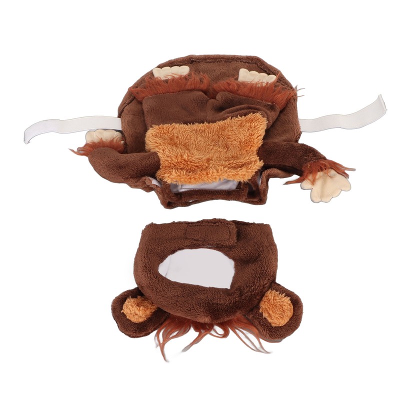 Pet Holiday Costume Funny Monkey Cosplay Dog Clothes Soft Breathable
