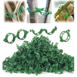 Plant Support Clips 50 PCS Reusable Tomato Clips Plastic Trellis Clips Garden Clips Secured Plastic Plant Clip for Climbing Plants Tomato Grape Vine Vegetables Plant Fixing Clips, 1.18" Inner Diameter