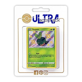 my-booster SWSH045-FR25-UB-SV012 Verpom SV012/SV122 Secret Iridescent Myboost X Epée et Bouclier, 4.5 Destinées Radieuses, Box of 10 French Pokémon Cards