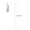 sourcing map 5Pcs Extra Fine Knitting Needles 1mm/0.04" Dia 14cm/