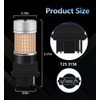 Fenikso 3156 LED Turn Signal Bulb Amber P27W 3057 3056
