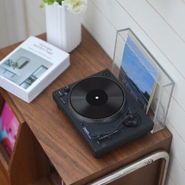 Mllxon Dollhouse Miniature Records Mini Vinyl Records,1:12 Scale Tiny Music Room Furniture Model Doll House Accessory,6PCS