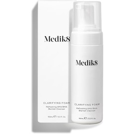 Medik8- Espuma Clarificante - Limpiador Ligero Exfoliante AHA y BHA - Ácido Salicílico y Nicacinamida - N