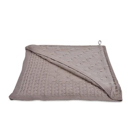 Baby's Only Hooded Bath Towel Braid Knitted 82 x 82 cm