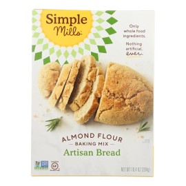 UD Simple Mills Artisan Bread Mix-Case of 6 9.5 oz Almond Flour Pastry Mixes