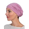 Deresina Harmony Volume Headwear Bamboo Chemo Hat for Women, Powder