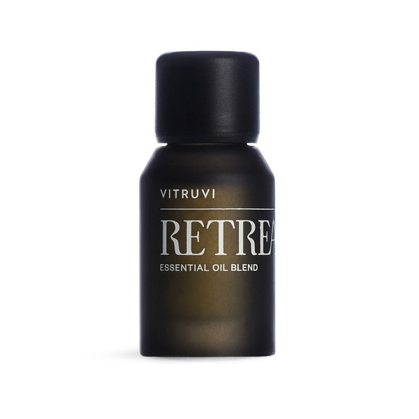 Vitruvi Retreat Restorative Essential Oil Blend100% Pure Grapefruit Palma Rosa and Eucalyptus Oil (0.5 fl.oz)