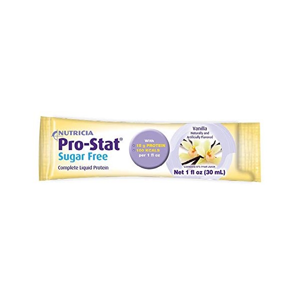 Pro-Stat Sugar-Free Protein Supplement Vanilla Flavor 1 oz. Individual Packet