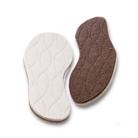 pedag Kids Keep Warm Insulating Insoles, Made in German, Quilted Lamb Wool, Felted Bottom, Cork Inner Layer, All Natural Materials, Walker 6/7 EU 22/23