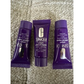 Clinique Smart Clinical Repair Wrinkle Serum 10ml Travel Size NEW No Box LOT Of3