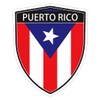Puerto Rico Flag Shield Shape Decal car Bumper Window Sticker