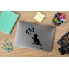 Cat Butterflies Vinyl Decal Sticker for Windows, Car Sticker, Cars