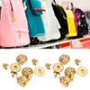 10 Sets Rivets Studs Screw 13mm Chrysanthemum Leathercraft Button Decoration