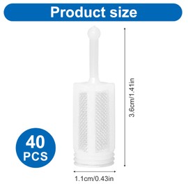 DOPENSPI 40PCS Disposable HVLP Gravity Spray Filters, Universal Size Paint Filters for Spray Paint Strainers Fine Mesh for Gravity Feed Sprayer Paints Coatings