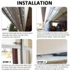 Garage Door Seals Bottom Rubber with Pre-drilled Aluminum Track Retainer