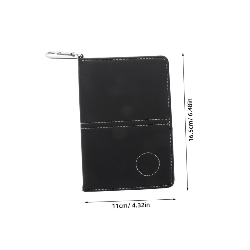 Kisangel Pu Leather Golf Scorecard Holder Stylish Scorebook for Golfing