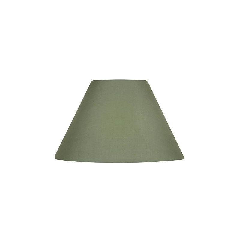 Oaks Lighting Cotton Coolie Shade, 8-inch, Fabric, Sage Green