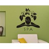 Heaven Decors Spa Girl Black Wall Decal Wall Sticker and