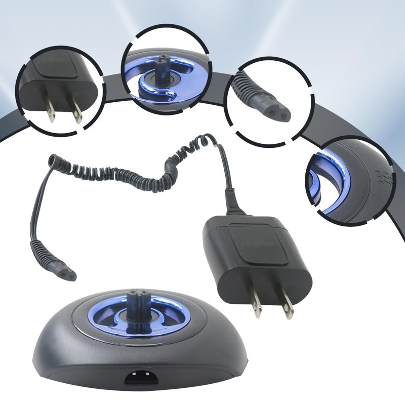 HaeKap Compact and Portable Shaver Charger and Charging Stand Replacement