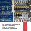 Pack of 100 Cable Connectors, Crimp Connector, Insulated Flat Connector,