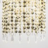 MiniSun Modern Chrome Chandelier Ceiling Pendant Light Shade with Clear