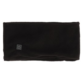 Heated Scarf Soft Polyester Electric Heating Scarf USB Powered 3 Temperature Adjustable Neck Wrap for Indoors Outdoors Black