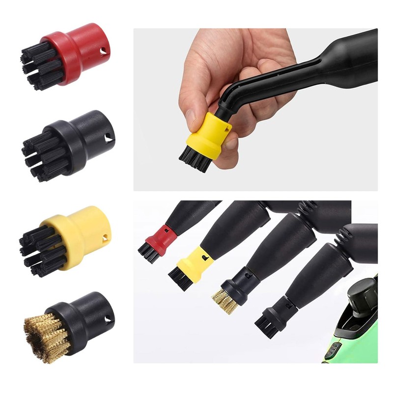 Karcher SC1/SC2/SC3/SC4/SC5 Steam Mop Brush Accessories with 8 Round Brushes