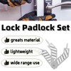 Lock Pick Set,Lock Picking Kit,Lo-ck Padlock Set for Locksmith,Loc-k Pi-ck