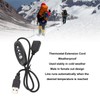 USB5V Thermostat Extension Cord Male in Female Out Flexible PVC