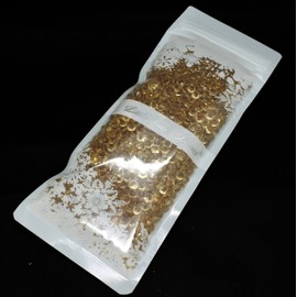 Little Snow Direct 5500 Mixing Wedding Party Decoration Scatter Crystals Table Diamonds Acrylic Confetti - 2 Mixed Sizes (Old Gold)