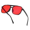 FEISEDY Retro 70s Blue Light Filter Glasses 99.99% Blue Light