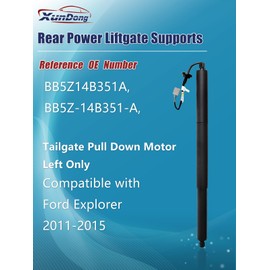 Rear Liftgate Power Support Shock Strut Compatible with 2011-2015 Ford Explorer Electric Tailgate Lift Actuator Replaces OE# BB5Z14B351A BB5Z-14B351-A (Left Only)