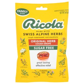 Ricola Sugar Free Original Swiss Herb Cough Drops - 45 Count Bag
