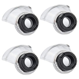 Gasea 4 Packs Rotary Tool Shield Metal Cutting Sanding Polishing Debris and Sparks Redirect Cover Attachment Kit Accessories for Rotary Grinder Tools 3000 4000 8200 8220