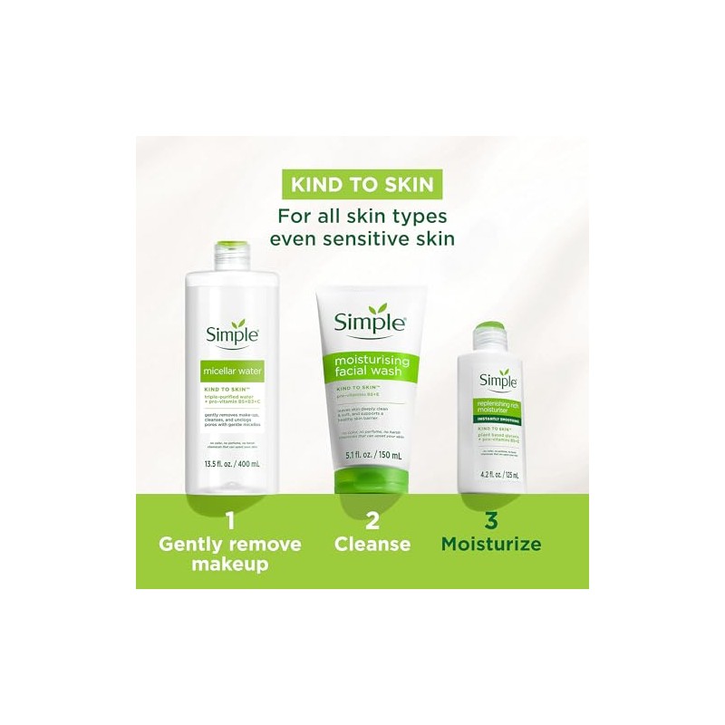Simple Crema Hidratante Facial Replenishing Rich 2512 89968 Gramos 119