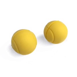 TT Sports Tennis Mute Set of 2 in Various Designs (Yin Yang, Wine, Cocktail, Tennis Ball, Hearts) Tennis Dampener in Various Designs Vibration Damper (Tennis Ball)