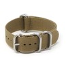 StrapsCo Tactical Nylon One-Piece Watch Band Strap - Khaki -