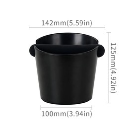 watchget Espresso Knock Box with Removable Bar