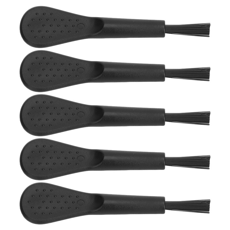 20pcs Black Handle Black Hair Sound Aid Cleaning Brush Professional