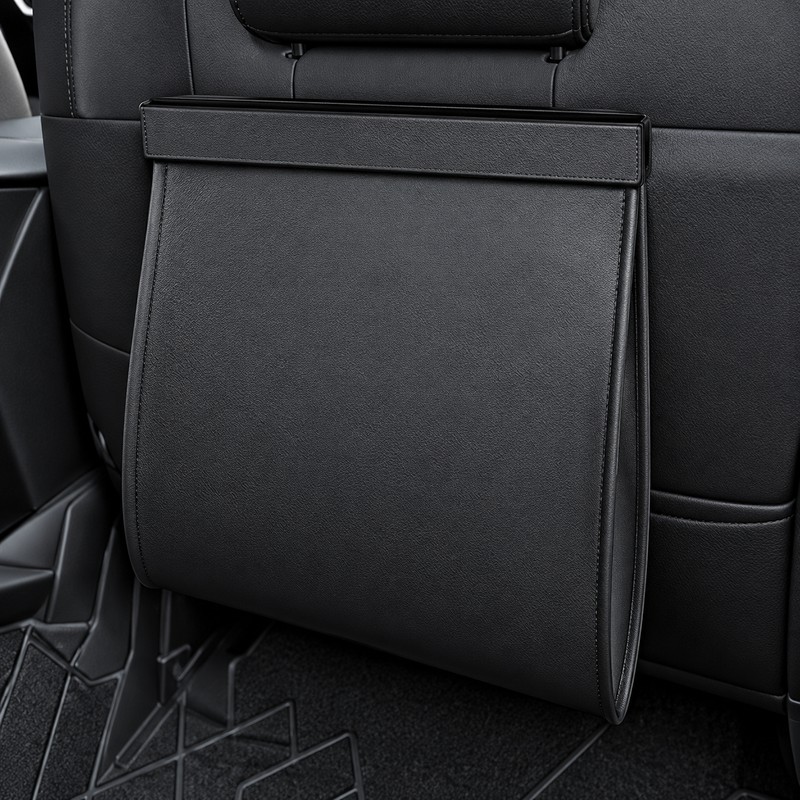 Magnetic Car Trash Bag for Interior Waste Storage – PU